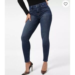 GOOD AMERICAN Good Legs High Rise Skinny Stretch Jeans Womens Size 6 / 28 Indigo